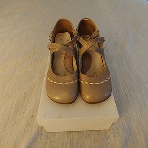 Fluevog Grey malibran mary janes